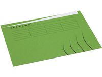 Jalema Secolor vouwmap met tab A4, groen (doos 250 stuks)