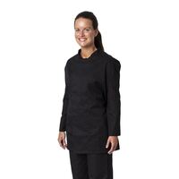 Whites Atlanta Unisex Chef Jacket in Black - Polycotton - Teflon Coated - XS