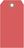 Anhängeetiketten - Fluoreszierend-Rot, 12.2 x 6 cm, Manilakarton, Für innen
