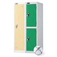 Probe low lockers - 2 door - 1195 x 305 x 460mm