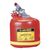 Justrite polyethylene safety cans flammable liquid