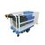 Slingsby powered Go-Far platform truck with large 4-sided cage & detachable gated sides