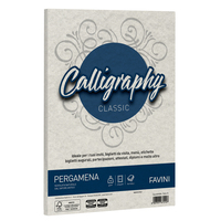Carta Calligraphy Pergamena - A4 -190 gr - perla 10 - Favini - conf. 50 fogli