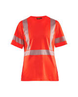 Damen High Vis T-Shirt 336 rot Gr. XXL