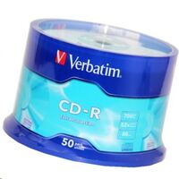 Verbatim 80'/700MB 52x CD lemez hengeres 50db/cs