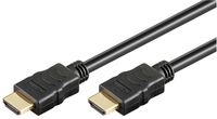 Goobay High Speed HDMI-Kabel 2.0b HDMI auf HDMI, vergoldet, 50cm, schwarz