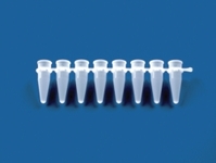 0.2ml Barrettes de 8/12 tubes PCR en PP avec couvercle séparé