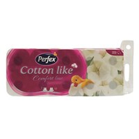 Toalettpapír PERFEX Cotton Comfort Line 3 rétegű 10 tekercses