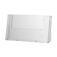Tabletop Display / Countertop Leaflet Stand / Leaflet Dispenser / Single Stand "Universum" in Landscape Format | A4