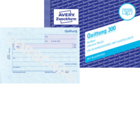 Quittung inkl. MwSt., 148 x 105 mm, A6 quer, 50 Blatt/Block