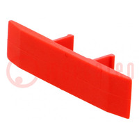 Protection; red; Width: 8.2mm; polyamide; -25÷120°C; UL94V-0; ZUG-6