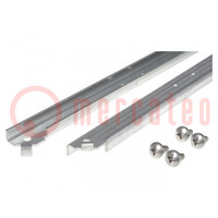 Support for DIN rail; 400mm