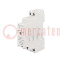 Relay: installation; with dimmer; for DIN rail mounting; IP20