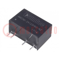 Converter: DC/DC; 2W; Uin: 21.6÷26.4V; Uout: 12VDC; Iout: 167mA; SIP7