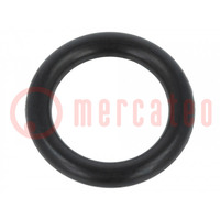 O-ring gasket; NBR rubber; Thk: 2.5mm; Øint: 11mm; black; -30÷100°C