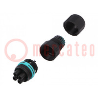 Connector: AC supply; screw terminal; female; TH387; 7÷12mm; 450V