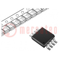 IC: EEPROM memória; 4kbEEPROM; Microwire; 512x8/256x16bit; 3MHz