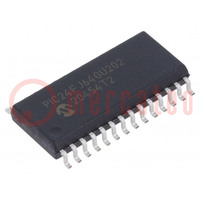 IC: microcontroller PIC; 64kB; 2÷3,6VDC; SMD; SO28; PIC24; 8kBSRAM