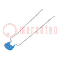 Condensatore: in ceramica; 1uF; 50V; X7R; ±10%; THT; 5mm