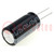 Capacitor: electrolytic; THT; 4700uF; 25VDC; Ø16x30mm; Pitch: 7.5mm