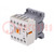 Contactor: 3-pole; NO x3; Auxiliary contacts: NO; 230VAC; 12A; IP20