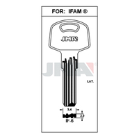 Llave de seguridad de latón IF-6