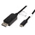 ROLINE USB Typ C - DisplayPort Adapterkabel, v1.2, ST/ST, 1 m