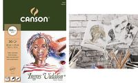 CANSON Zeichenpapierblock "Ingres Vidalon", 320 x 410 mm (5297898)