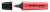 Textmarker STABILO® BOSS® ORIGINAL. Kappenmodell, nachfüllbar, Farbe des Schaftes: in Schreibfarbe, Farbe: rot