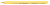 Dreikant-Buntstift STABILO® Trio®, dick. Stärke der Mine: 4,2 mm, Bezeichnung der Härte: -, Schreibfarbe der Mine: gelb. Farbe des Schaftes: in Malfarbe mit weißen Streifen. 7 mm