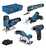 Bosch 5er Werkzeug-Set 12V + 3 x Akku GBA12V 3Ah + Ladegerät GAL12V-20 + XL-BOXX
