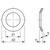 Skizze zu DIN6796 M 8 Federstahl verzinkt Spannscheibe für hochfeste Schraubverbindungen