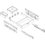 Skizze zu VS ENVI Drawer Organisations-Schublade KB 600 mm lavagrau