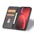 Magnet Fancy Case Hülle für iPhone 14 Pro Flip Cover Wallet Ständer schwarz