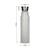 Glass bottle "Life" 700 ml, Frosted, grey
