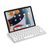 WIRELESS IPAD KEYBOARD OMOTON KB088 WITH TABLET HOLDER (SILVER) KB088 SILVER