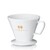 Kela 12490 Kaffeefilter S Excelsa Porzellan weiß 10,5cm 12,0cmØ