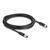 DELOCK M8 3 Pin Kabel A-kodiert St. zu Bu. PUR (TPU) 3 m