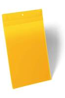 DURABLE Magnetische Kennzeichnungstasche extra stark A4 hoch, gelb