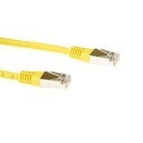 ACT FTP Category 5E Yellow, LSZH, LSZH, 1 m netwerkkabel Geel F/UTP (FTP)