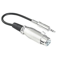 Hama Audio Adapter XLR Female Jack - 3,5 mm Male Plug Stereo audio kabel XLR (3-pin) 3.5mm