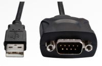 Fujitsu USB - RS-232 cable de serie Negro USB tipo A DB-9