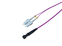 Microconnect FIB3220005-4 cavo a fibre ottiche 5 m MT-RJ SC OM4 Viola