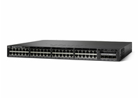 Cisco Catalyst 3650-48FD-S Network Switch, 48 Gigabit Ethernet (GbE) PoE+ Ports, two 10 G and two 1 G Uplinks, 1025WAC Power Supply, 1 RU, Enhanced Limited Lifetime Warranty (WS...