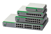 Allied Telesis AT-FS710/8-50 Unmanaged Fast Ethernet (10/100) Grijs