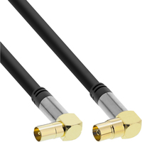 InLine 69205G coax-kabel 5 m F-type Zwart