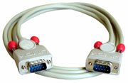 Lindy RS232 cable 5m kabel sygnałowy Szary