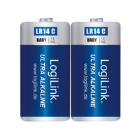 LogiLink LR14B2 Haushaltsbatterie Einwegbatterie C Alkali