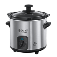 Russell Hobbs 25570-56 lassú tűzhely 2 L 145 W Fekete, Rozsdamentes acél