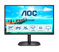 AOC B2 24B2XH computer monitor 60,5 cm (23.8") 1920 x 1080 Pixels Full HD LED Zwart